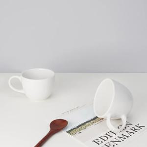 [리퍼] 몽 블랑코 화이트 커피잔 더블 에스프레소잔 110ml