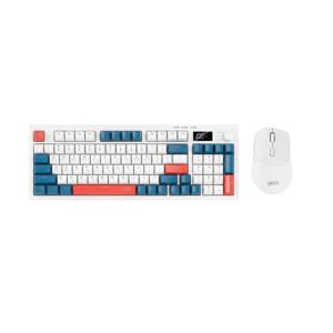오피스프로 WMK50 사일런스 M 무선 94 LCD 키보드 마우스 세트 건담 RC1