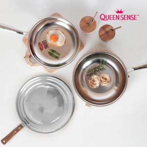 세신 바로써 무연마 스테인리스 3종 (프라이팬28cm+궁중팬28cm+펀칭매직커버)