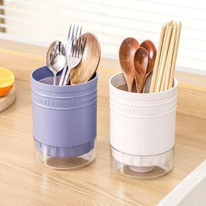 파스텔 스탠드 원형 수저통 (3컬러)