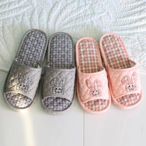 고양이 토끼 디자인 3중쿠션 슬리퍼 거실 층간소음실내화 2size