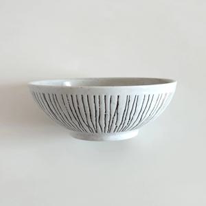white straight bowl / 화이트 스트레이트 일본 면기 우동기 라면기