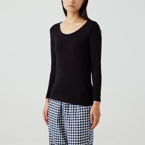 여 온감 베이직 U넥 브라티셔츠 (4 colors)