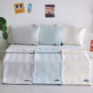 국내산 듀라론냉감 선염 삼중직 냉감패드 오선줄 패턴 SS/Q/K