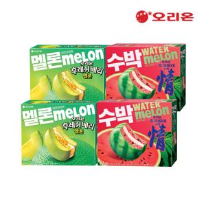 후레쉬베리 멜론12p (372g) x 2개 +초코파이 수박12p(336g) x 2개