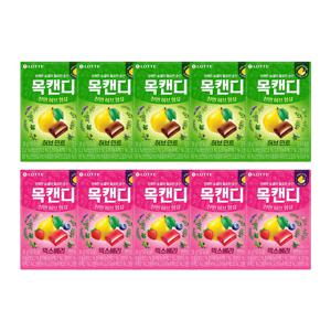 목캔디 허브민트 38g x5개 + 믹스베리 38g x5개