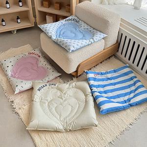 강아지 사각 하트 쿨매트 소형견 중형견 여름용