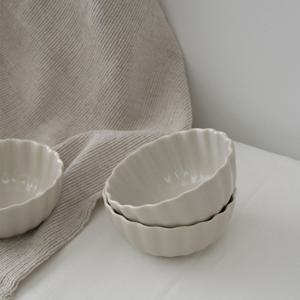 예쁜 쉘 찬기 종지 소스볼 양념 반찬 그릇