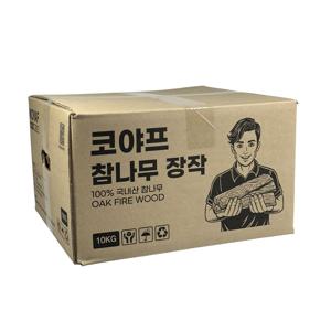캠핑 30cm 참나무 장작 10kg 한박스