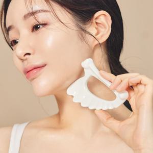 림프 순환 얼굴 피부 세라믹 괄사 엔젤 마사지기