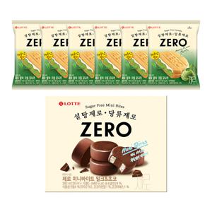 제로 모나카 말차크림 x6개 + 제로 미니바이트 x1개