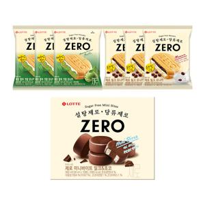제로 모나카 말차크림 x3개 + 밀크모나카 x3개 +  제로 미니바이트 x1개