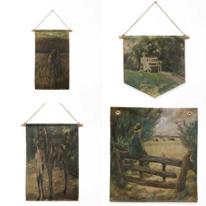 패브릭포스터 미술작품 월배너 가랜드 6size 6picture 막스 리버만