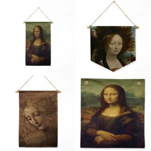 패브릭포스터 미술작품 월배너 가랜드 6size 3picture 레오나르도 다빈치