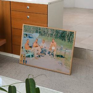 미국빈티지포스터 감성풍경 가로포스터 액자 Summer camp