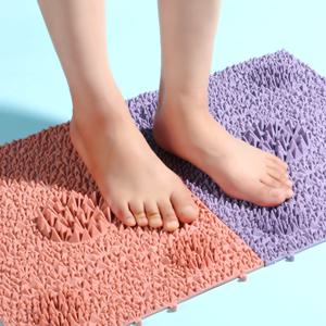 연결가능 발지압 매트 발지압판 발바닥 지압판 마사지 다이아몬드 패드 TPR 지압 세척가능