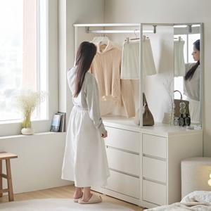 [단하루 7.9만]루아 속깊은 드레스룸 서랍장 3단 와이드 400/600/800/1200