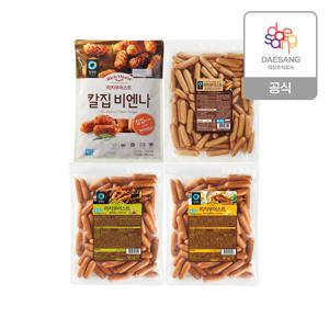 리치부어스트 1.5kg 4종 택 2 (오리지널/할리피뇨/치즈&오레가노/칼집비엔나)