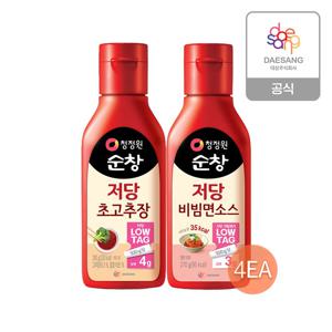 순창 저당 비빔면소스 270g/초고추장 290g 4개 골라담기