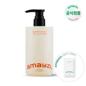 어메이즐 탠저린 스파클링 탄산수 pH 페이스&바디워시 500ml(+샘플 10EA 랜덤증정)