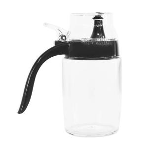 원터치 유리 오일병 식용유 기름 양념통 250ml (다크그레이)