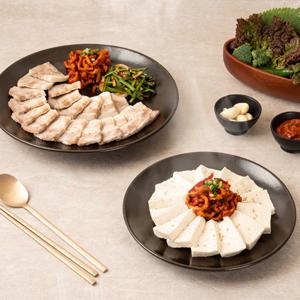 [리퍼] 진뚝배기 보쌈 수육 접시 옹기 그릇 1호