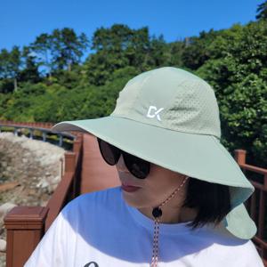 자외선차단 와이드 플랩캡 썬햇 햇빛 차단 방수 모자