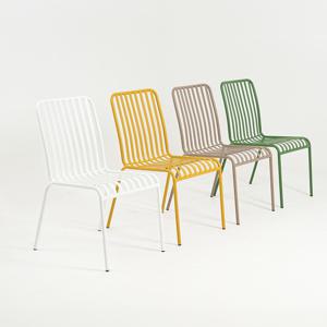 1+1 팰리 철재 야외 테라스 카페 디자인 정원 공원 야외의자 3colors