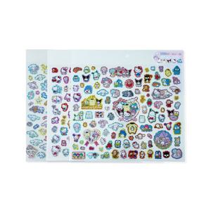 산리오 홀로그램 씰 스티커 100P 헬로키티 키티 시나모롤 캐릭터즈