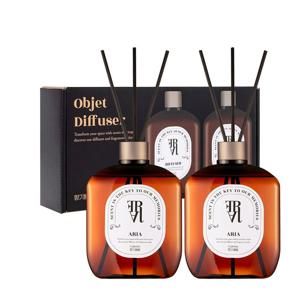 오브제 인테리어 디퓨저 향기뿜뿜 500ml 2개입 선물세트