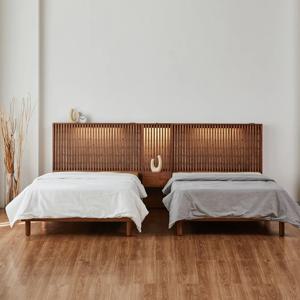 로엘 원목 침대프레임세트 트윈 베드 더블 슈퍼싱글