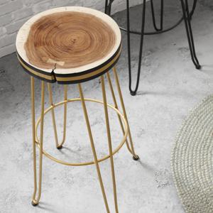 파이 뭉그루 원목 디자인 바스툴 (730) 3colors