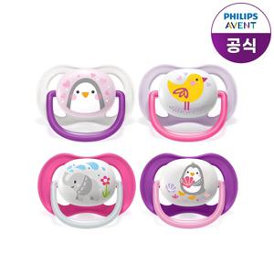 울트라에어노리개 6M 펭귄/새(2P)+18M 코끼리/펭귄(2P) /케이스포함