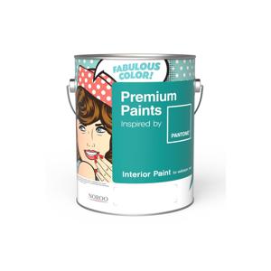 프리미엄 팬톤 친환경 수성 내부 셀프 벽지페인트 몰딩 벽면 페인트 4L