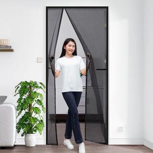 현관 방충망 방충문 모기장 자석일체형 양면 벨크로 간편설치