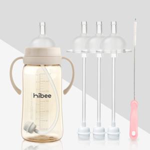 하이비 1단계 추빨대 3P 풀세트 젖병빨대 더블하트 유미 모윰 스펙트라 젖병 호환