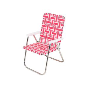 Lawn Chair USA론체어 클래식 Pink & White DUW1414
