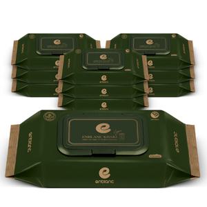 고평량 아기 물티슈 82gsm 세이프 카키 라이트 32매X10팩