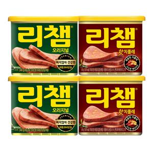 리챔 340g*4캔 2종 (오리지널/핫치폴레)