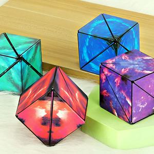갤럭시 3D 입체퍼즐 4개세트 우주큐브 입체 자석 변신 합체 블럭