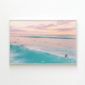여름 바다 풍경 인테리어 포스터 액자 / 40 Pastel wave