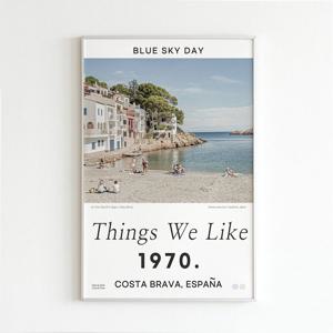 여름 바다 풍경 인테리어 포스터 액자 / 45 Things We Like