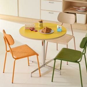 두오무 미드센츄리 원형 식탁 테이블 800 티테이블 부부 카페 업소용 탁자 5colors