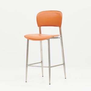 HUB-340 PU방석 스텐 빠의자 SH650