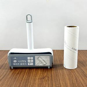 청소용 사선컷팅 테이프 클리너 옷 먼지 제거기 핸디 16cm