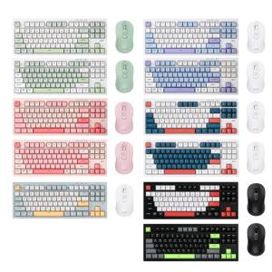 오피스프로 WMK90 사일런스 M 무소음 무선 블루투스 키보드 마우스 세트 87