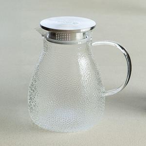 유리물병 내열유리 곰보 냉장고 업소용 유리물병 2L