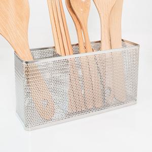 물빠짐 프라임 304 펀칭 스텐 수저통(3칸)