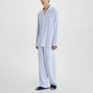 남 피치스킨 10부 파자마 세트_체크 (3 colors)