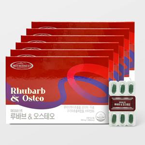 마더네스트 루바브 & 오스테오 6박스 (6개월분) 여성 갱년기 영양제